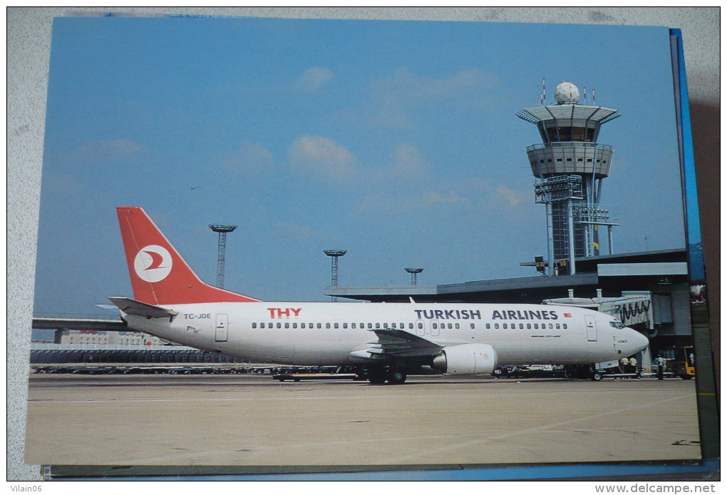 B 737 400   TURKISH AIRLINES  TC JDE    EDITION PI  N° 739 - 1946-....: Moderne