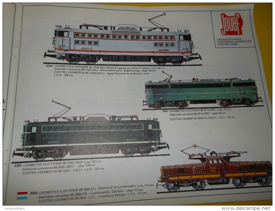 JOUEF/Le Jouet Français S.A./Heller -Solido-Jouef/Trains électriques  et mécaniques / 1976?    VOIT28