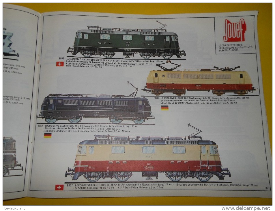 JOUEF/Le Jouet Français S.A./Heller -Solido-Jouef/Trains électriques  et mécaniques / 1976?    VOIT28