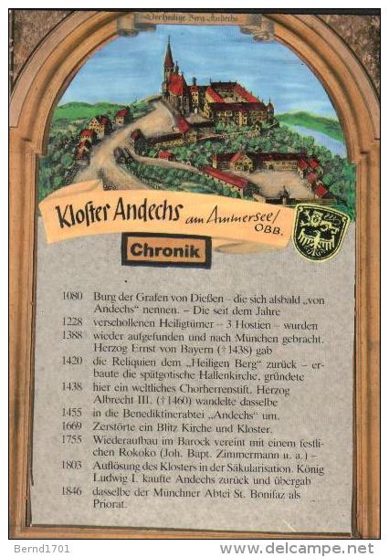 Herrsching / Kloster Andechs - Karte Unbeschrieben / Card Mint (X1096) - Herrsching