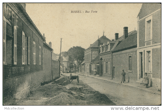 80 ROISEL / Rue Verte / FELDPOSTKARTE - Roisel