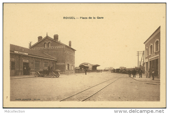 80 ROISEL / Place De La Gare / - Roisel