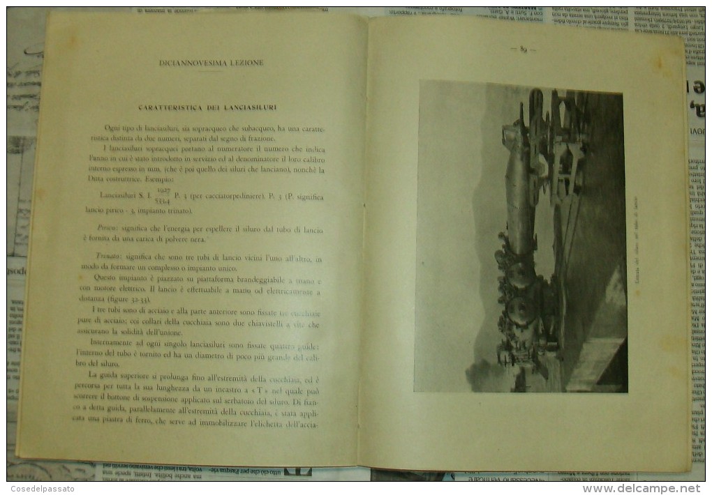 MINISTERO DELLA MARINA VOLUME VIII CATEGORIA SILURISTI - Guerre 1939-45