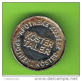 # 016 -  Spielmarke - Jeton - KOSTER TALER - Firma's