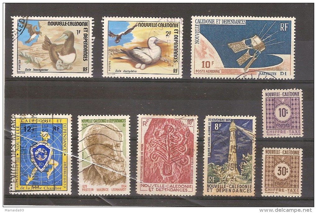 NOUVELLE CALEDONIE - LOT DE 9 TIMBRES - Verzamelingen & Reeksen