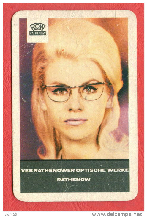 K1045 / 1969 ROW RATHENOW - VEB Rathenower Optische Werke RATHENOW - Calendar Calendrier Kalender - DDR GERMANY - Petit Format : 1961-70