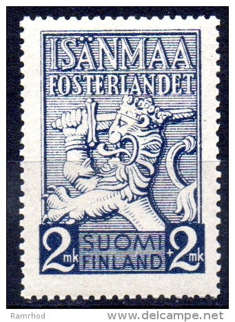FINLAND 1940 National Defence Fund -  2m.+2m Lion Of Finland MH - Neufs