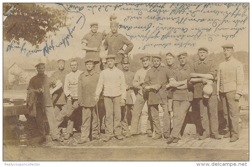 ASCHAFFENBURG - 1903 , Soldaten - Personaggi