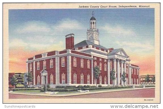 Missouri Independence Jackson County Court House Curteich - Independence