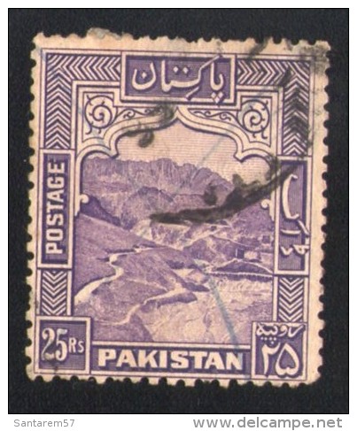 Pakistan 1948 Oblitéré Rond Used Stamp Passe Défilé Ou Col De Khyber - Pakistan