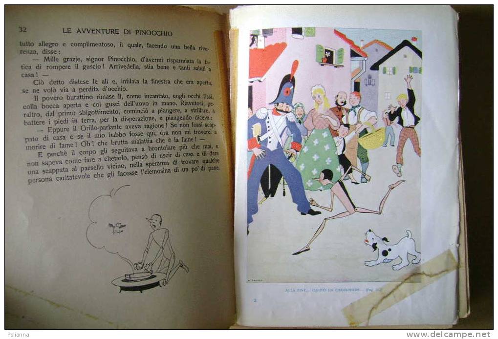 PCE/13 Collodi PINOCCHIO I Grandi Libri Salani 1951 Ill.Faorzi - Old