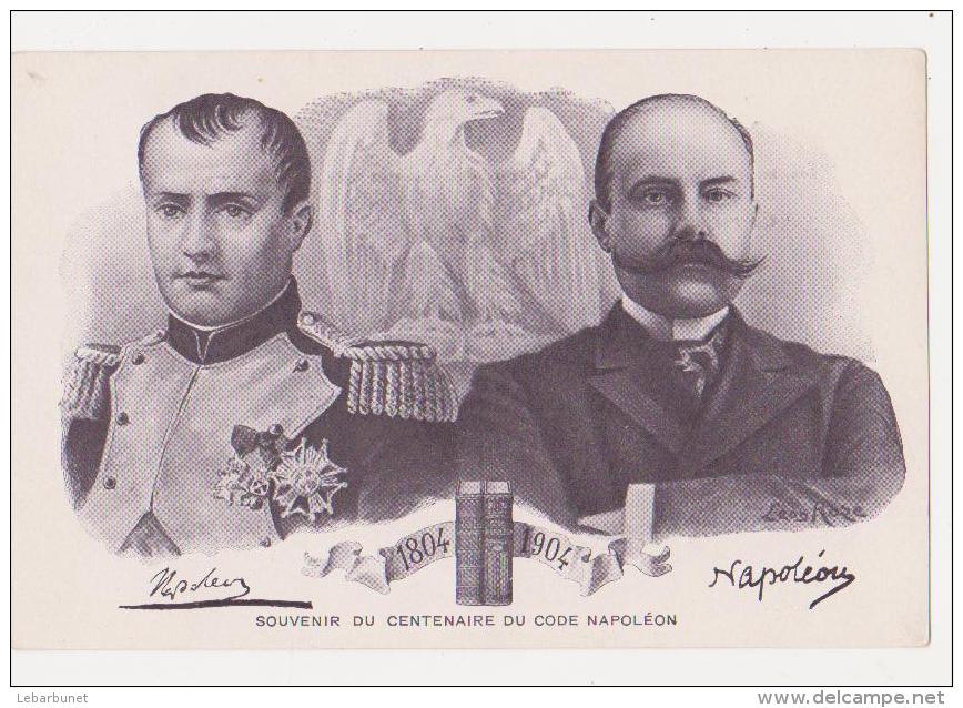 Carte Postale  Ancienne 1904 "Souvenir Du Centenaire Du Code Napoléon 1804-1904 - Inwijdingen