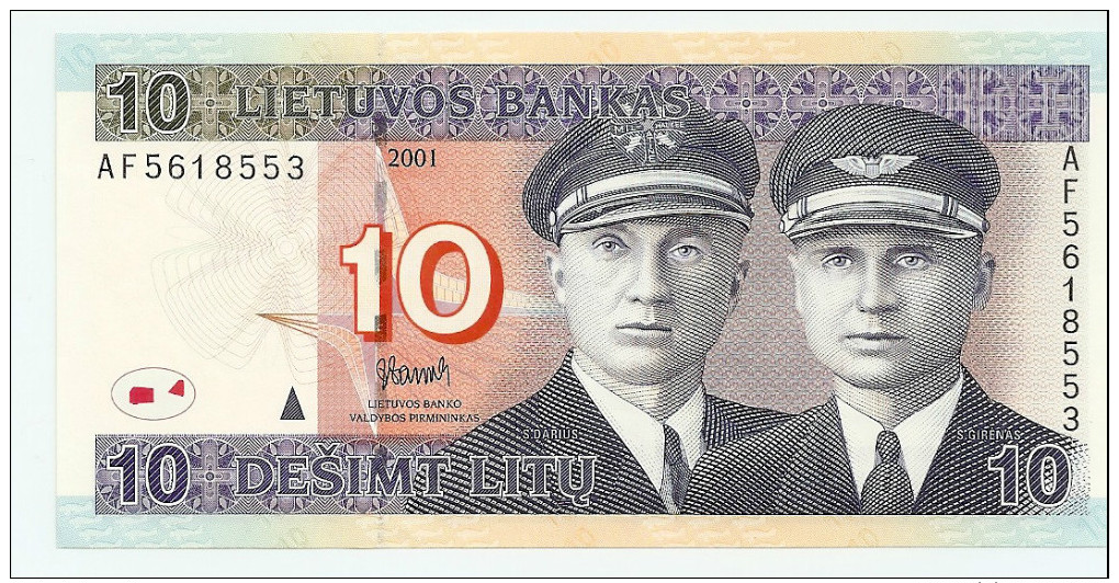 LITUANIE 10 Litu 2001 UNC P65 - Lituanie