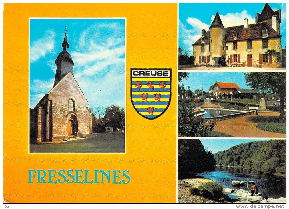 [23450] Creuse (Canton  Dun Le Palestel)  FRESSELINES Multi Vues *PRIX FIXE - Dun Le Palestel