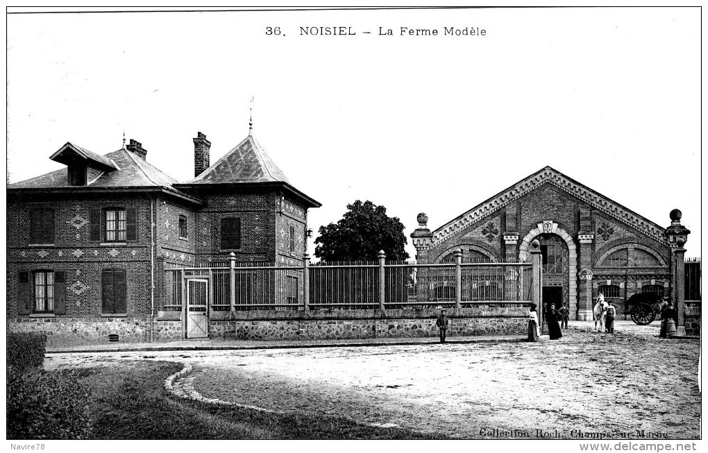 77 Cpa NOISIEL  LA FERME MODELE - Noisiel