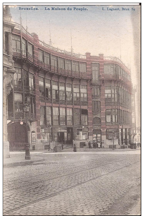 Bruxelles - La Maison Du Peuple - En Couleur - Cafés, Hôtels, Restaurants