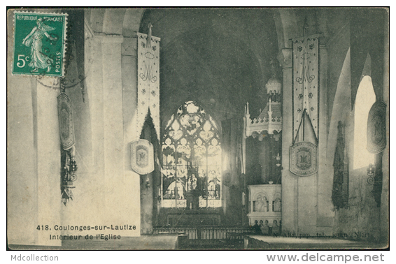 79 COULONGES SUR L'AUTIZE / L'Intérieur De L'Eglise / - Coulonges-sur-l'Autize