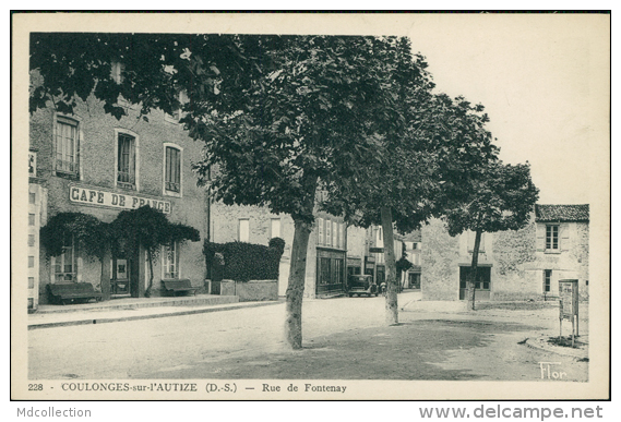 79 COULONGES SUR L'AUTIZE / La Rue De Fontenay / - Coulonges-sur-l'Autize