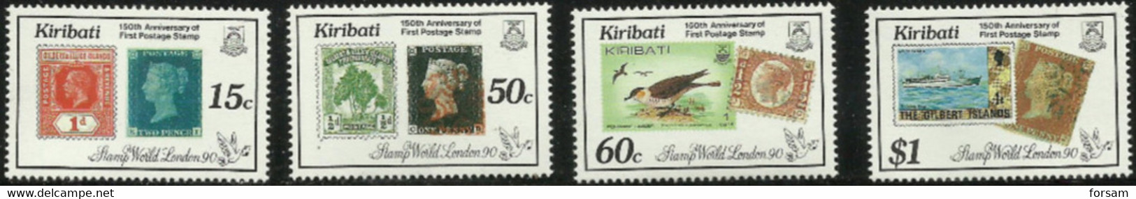 KIRIBATI..1990..Michel # 540-543...MNH...MiCV - 12 Euro. - Kiribati (1979-...)
