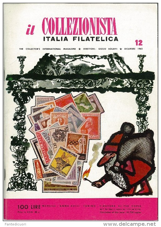 Rivista Il Collezionista - Bolaffi Editore Numero 12 Del 1962 - Italiaans (vanaf 1941)