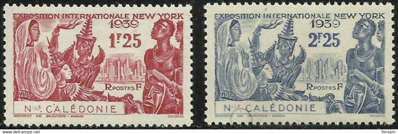 NEW CALEDONIA..1939..Michel # 214-215...MLH. - Ungebraucht