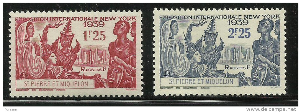 St.PIERRE & MIQUELON..1939..Michel # 192-193...MLH. - Ungebraucht