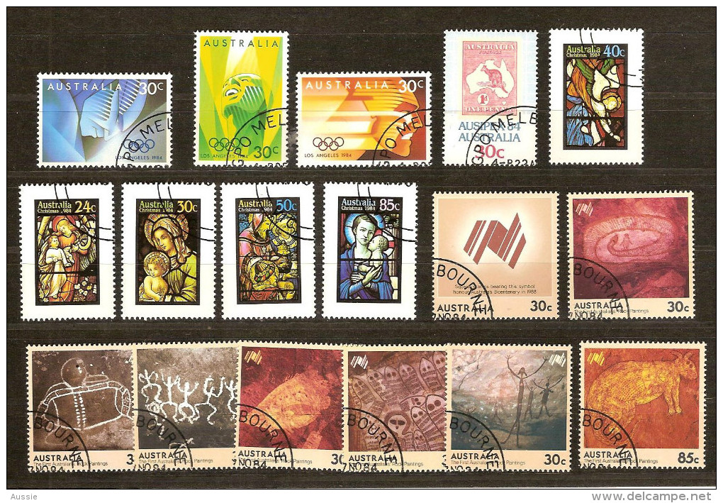Australie 1984  Yvertn° Entre 871 Et  887 (°) Used Cote 11,15 Euro - Oblitérés