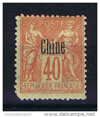 Chine : Yv  Nr 10 MH/*  Maury Nr 7 - Neufs