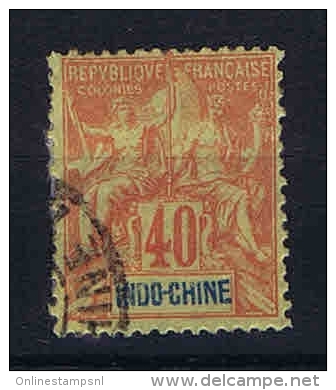 Indo-Chine : Yv  12 Used Some Paper On Back - Used Stamps