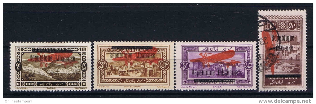 Grand Liban : Yv  Ae 21 - 24 - Aéreo