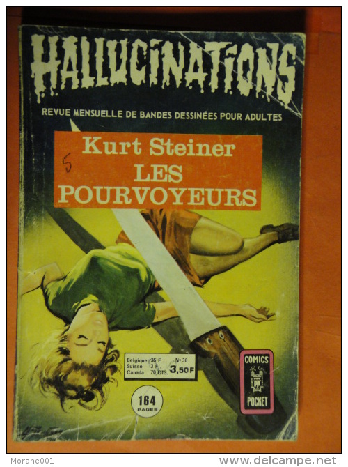 Hallucinations N° 38  Aredit Artima Petit Format K. Steiner Angoisse Bon état - Hallucination