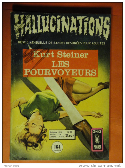 Hallucinations N° 38  Aredit Artima Petit Format K. Steiner Angoisse Bon état - Hallucination