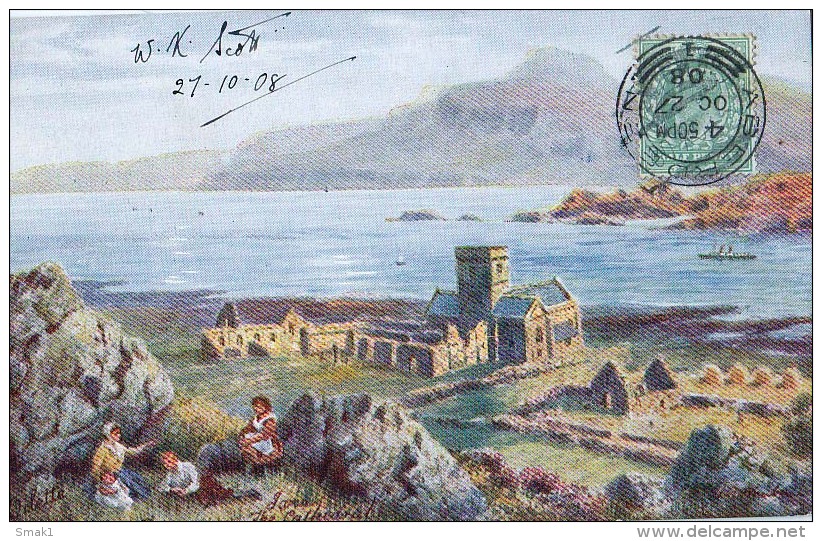 AK Aberdeen IONA CATHEDRAL   " OILETTE " Nr.7684. OLD POSTCARD 1908 - Aberdeenshire