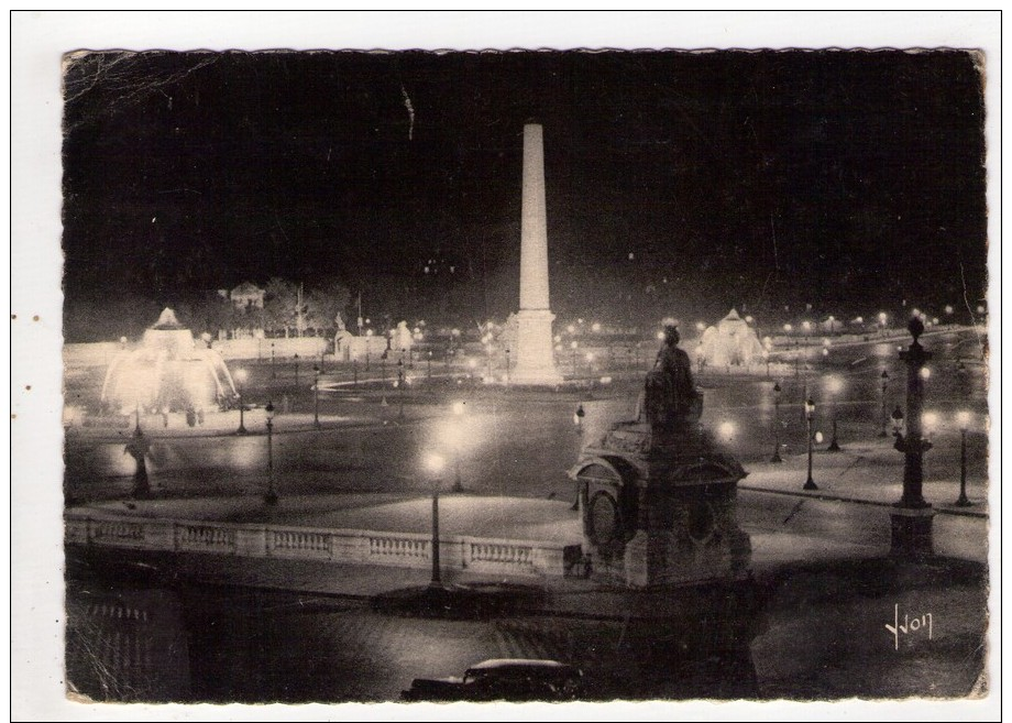 CP 10*15/MM98/PARIS PLACE DE LA CONCORDE 1937 - Places, Squares