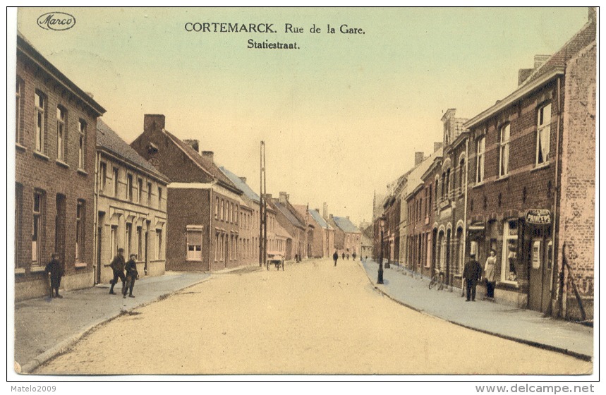 KORTEMARK (8610) Cortemarck Statiestraat - Rue De La Gare ( Colorisée ) - Kortemark