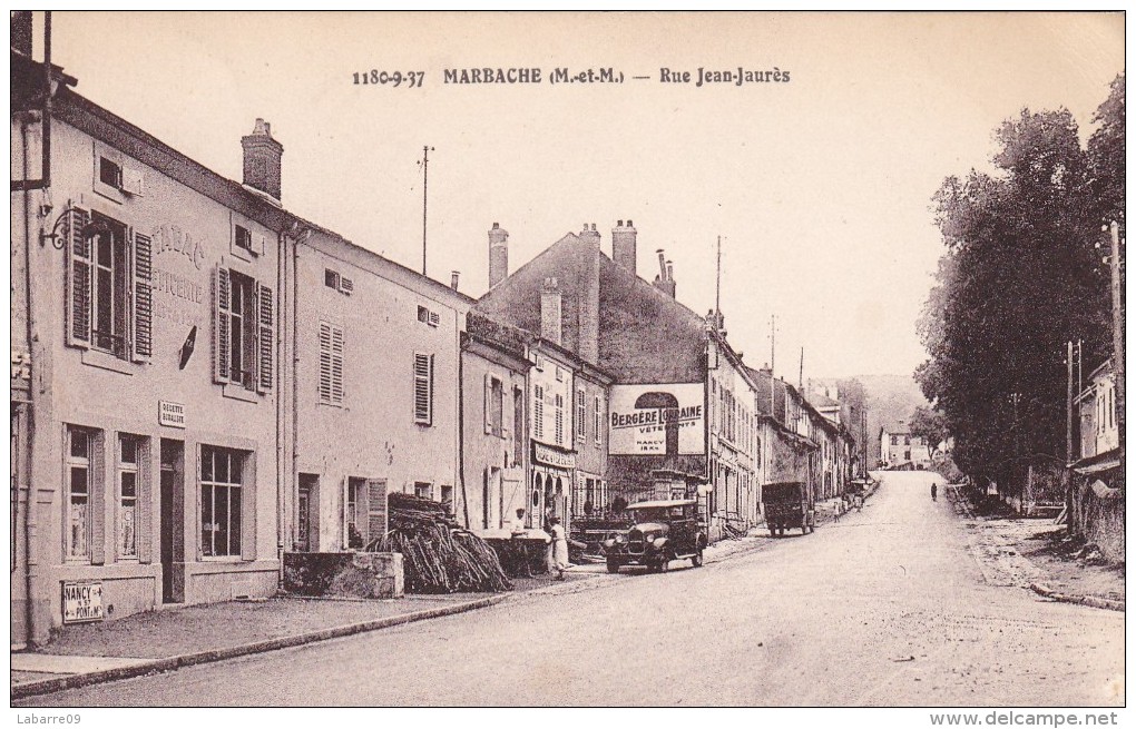 MARBACHE -(54)- N°1180-9-37 : RUE JEAN JAURES. - Altri & Non Classificati