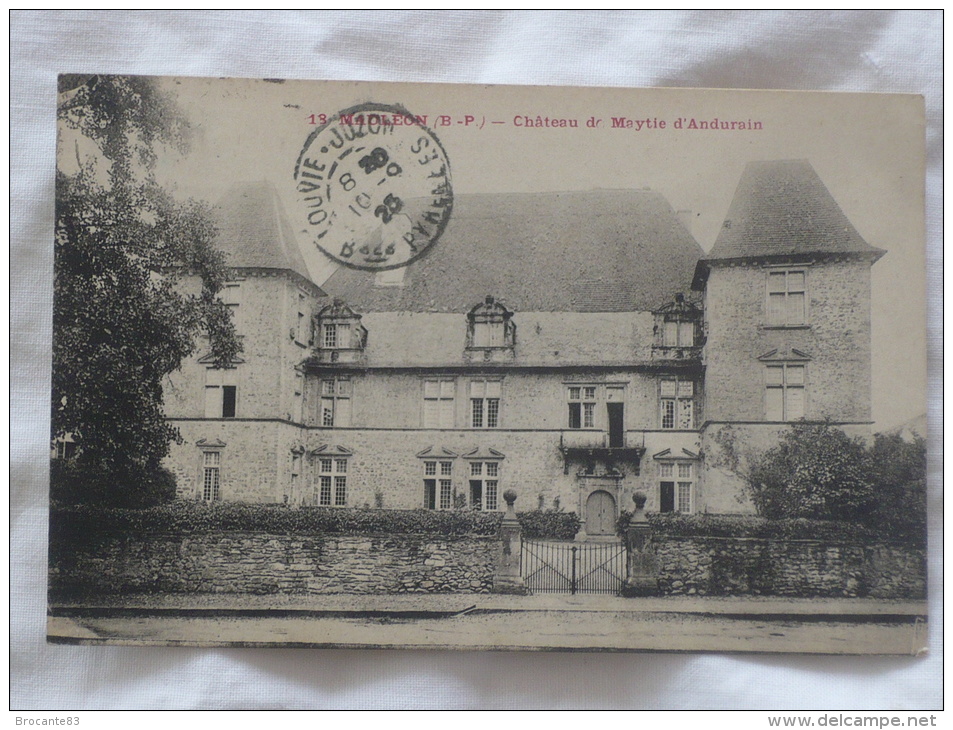 MAULEON CHATEAU DE MAYTIE D ANDURAIN - Mauleon