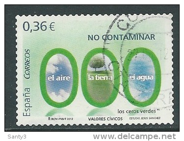 Spanje Yv 4373 Jaar 2012,   Gestempeld, Zie Scan - Oblitérés