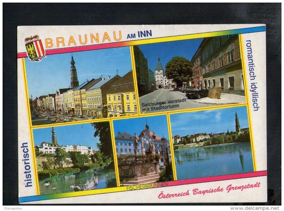 L2078 Grenzstadt . Braunau Am Inn - Auto Cars Voitures - Braunau