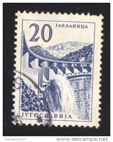 Yougoslavie 1961 Oblitéré Rond Used Stamp Barrage Dam - Oblitérés