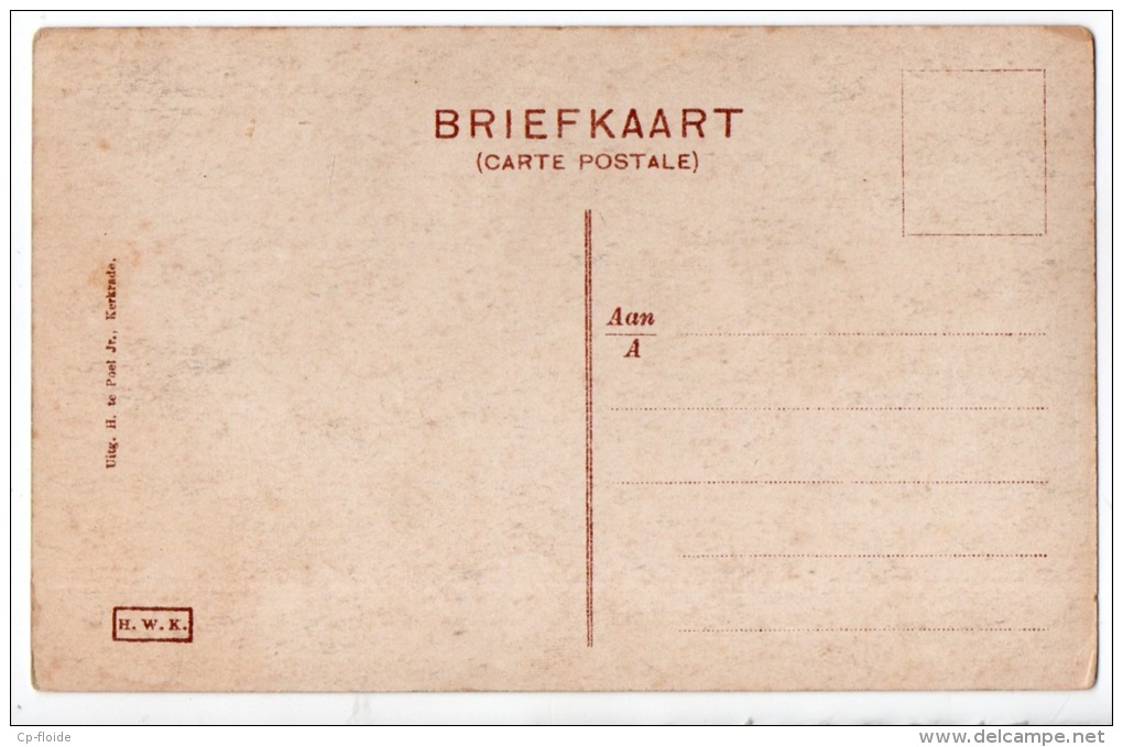 PAYS BAS . COLLÈGE DES PÈRES FRANCISCAINS . OUD-EHRENSTEIN . KERKRADE . LA GROTTE N. D. DE LOURDES - Réf. N°6072 - - Kerkrade