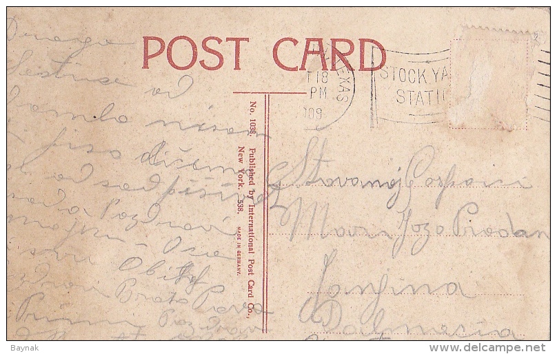 USA5  --  FORT WORTH  ---  MEDICAL COLLEGE   --  1909  --  TO JANJINA, CROATIA - Fort Worth