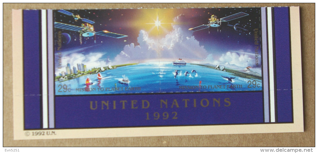 Y1 Nations Unies (New York)  : Année Internationale De L'Espace - Unused Stamps