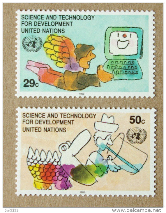 Y1 Nations Unies (New York)  : Science Et Technique Au Service Du Développement - Unused Stamps