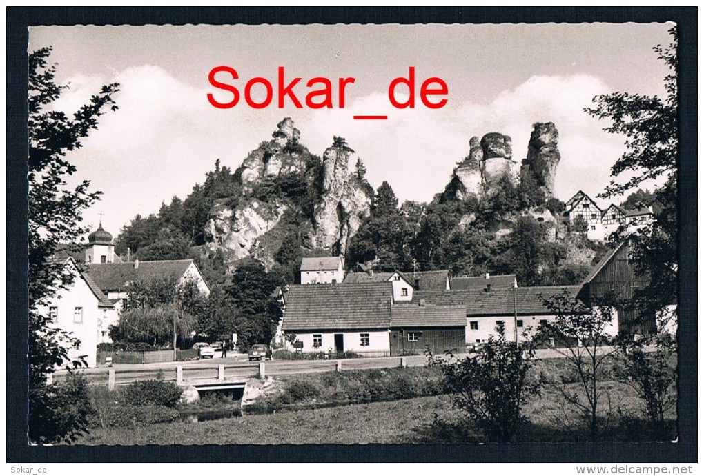 AK Felsendorf Tüchersfeld / Pottenstein, Fränkische Schweiz, Oberfranken, Bayern - Pottenstein