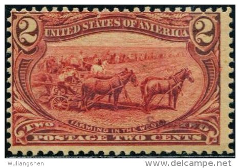 DK0219 United States 1898 Western Development 1v MNH - Neufs