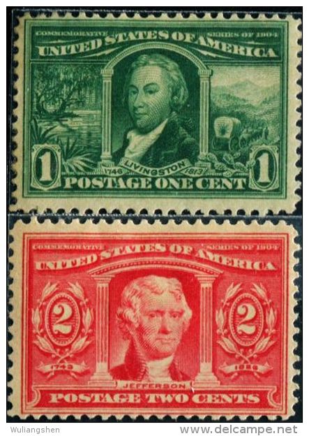 DK0220 United States 1904 President 2v MLH - Nuevos