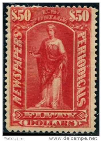 DK0237 United States 1897 Newsprint Stamps 1v MH - Zeitungsmarken & Streifbänder