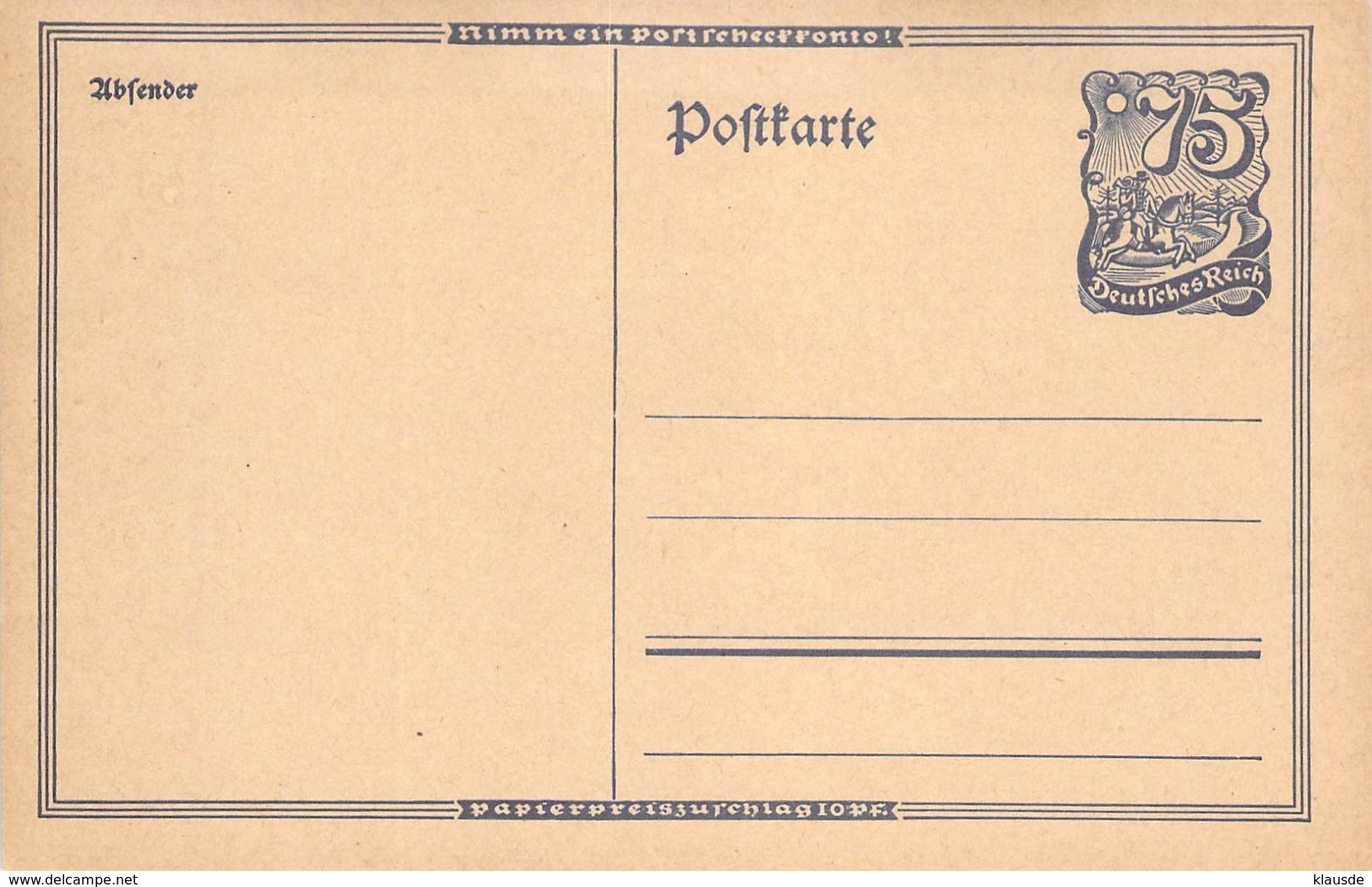 P146 Deutschland Deutsches Reich - Cartoline