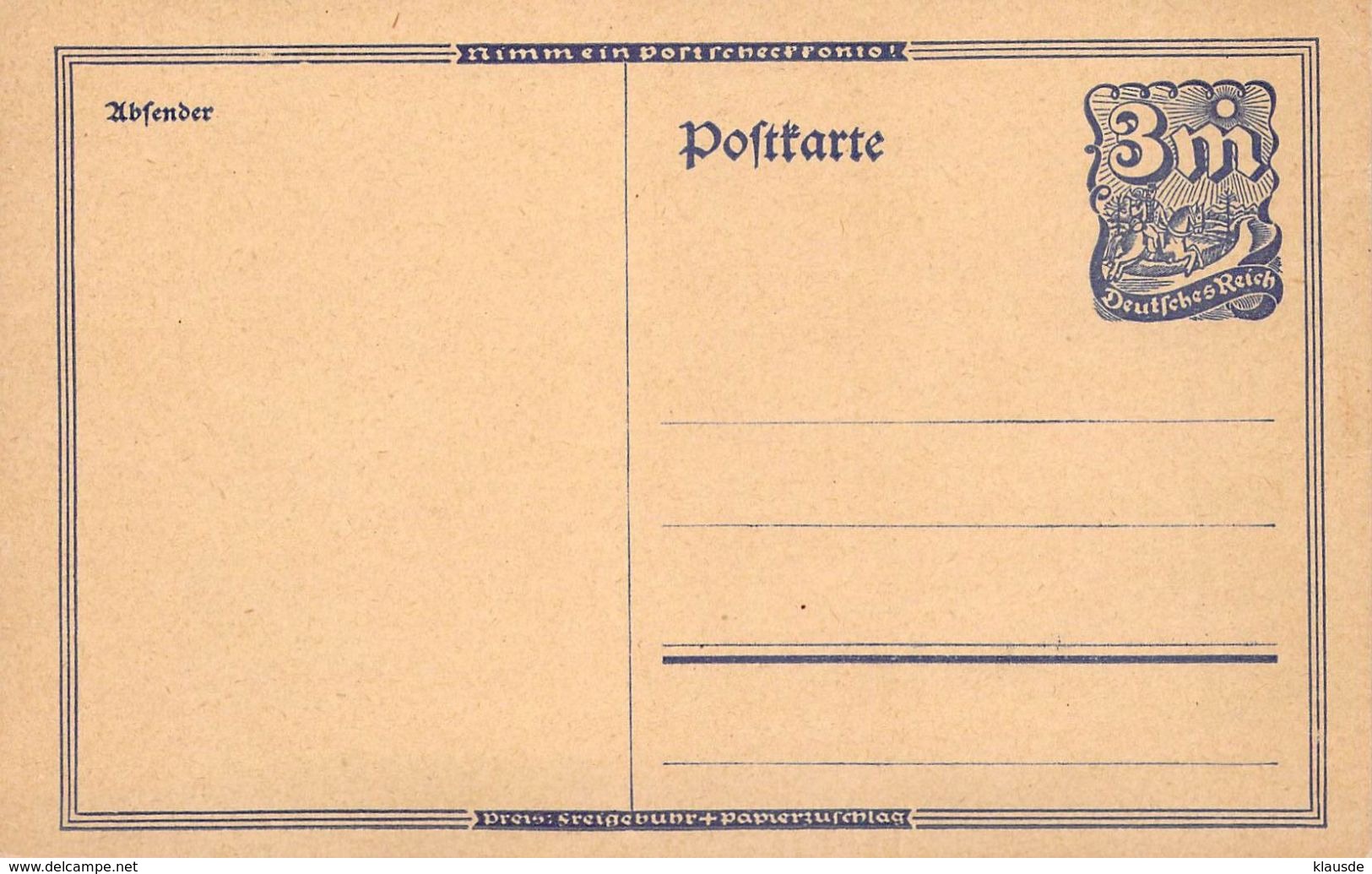 P150 Deutschland Deutsches Reich - Tarjetas